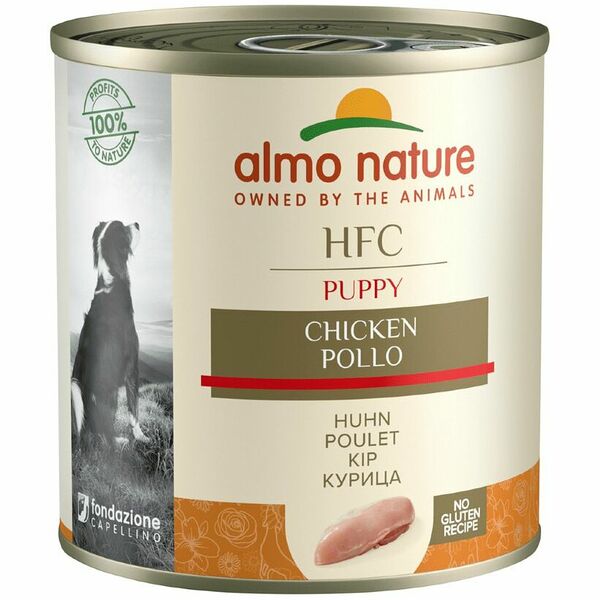 Консервы Almo Nature HFC Puppy Chicken для щенков с курицей