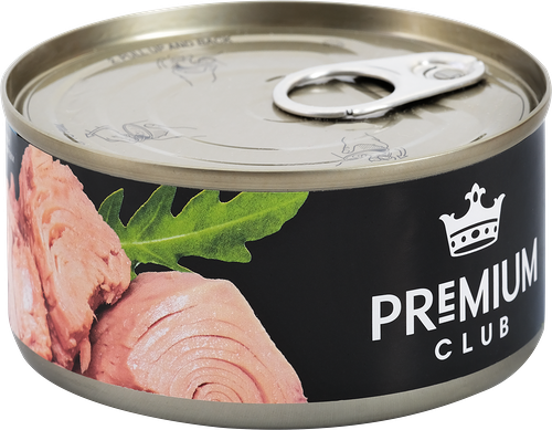 Тунец Premium Club в собственном соку, кусочки