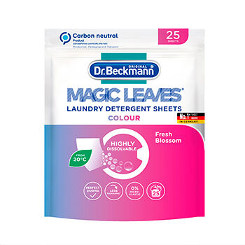Средство для стирки цветного белья Magic Leaves в пластинах, Dr.Beckmann, 25 шт., Германия