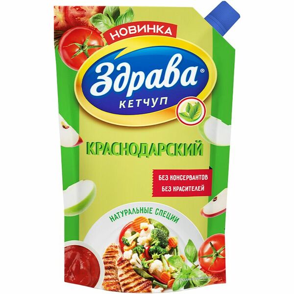 Кетчуп Здрава Краснодарский 350г