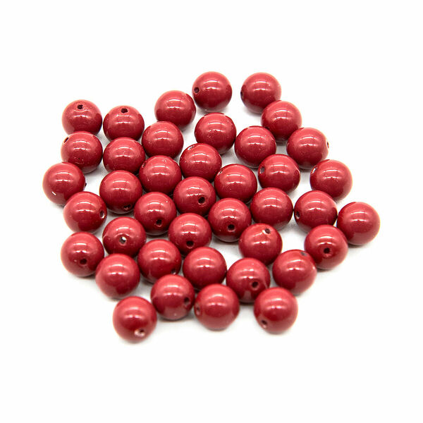 131-10-011 Хрустальный жемчуг Cranberry 6мм. 40 шт. Preciosa