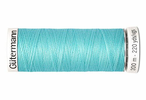 748277 Нить Sew-all для всех материалов, 200м, 100% п/э Gutermann(328 аквамариновый)