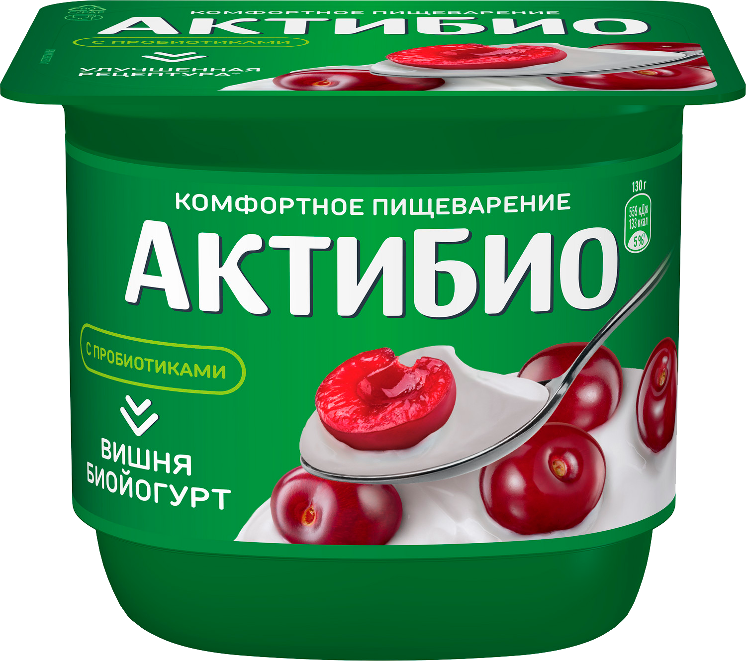 

Биойогурт Актибио вишня 2.9%