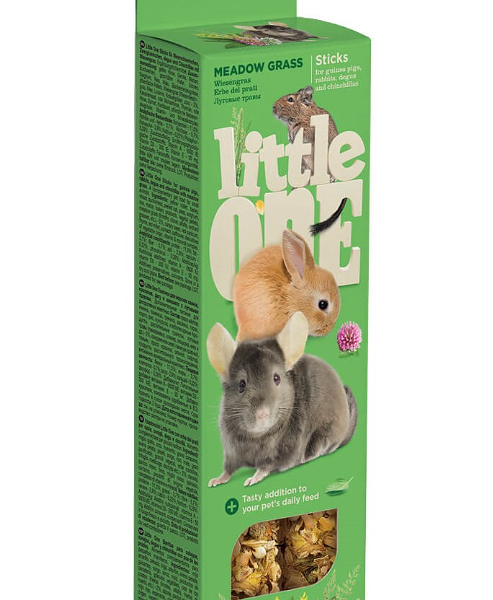 Little One Палочки для морских свинок, кроликов и шиншилл Зеленые травы 110 г