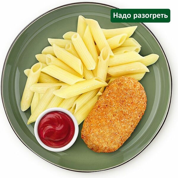 Котлета из курицы с сыром с пенне Шеф Перекрёсток, 250г