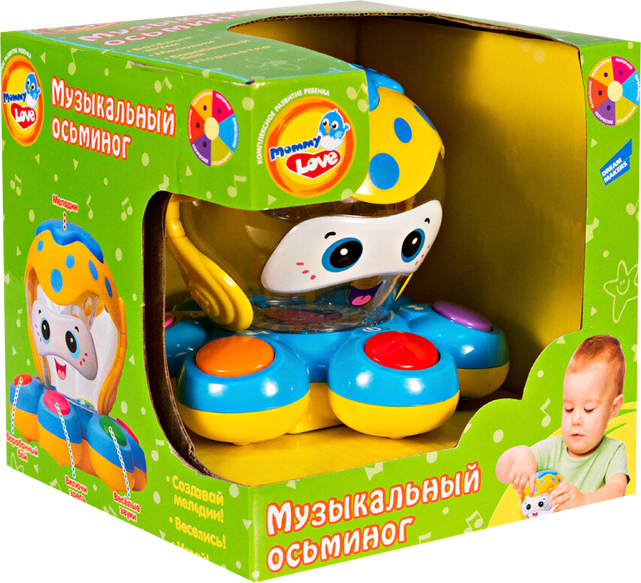 

Игрушка Mommy Love Музыкальный осьминог