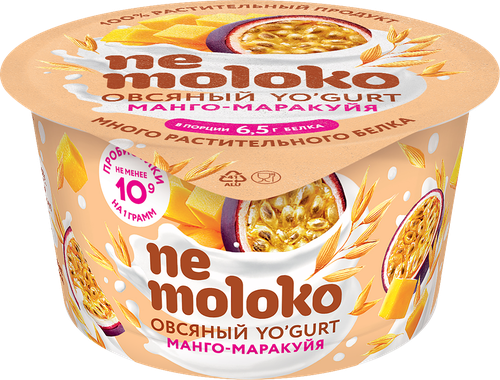 

Продукт овсяный Nemoloko Yo'Gurt Манго-маракуйя 130 г