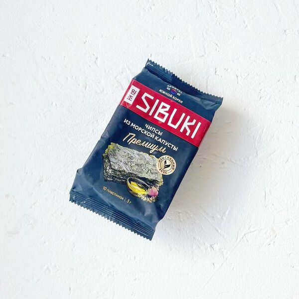 Чипсы из морской капусты, 10 пластинок