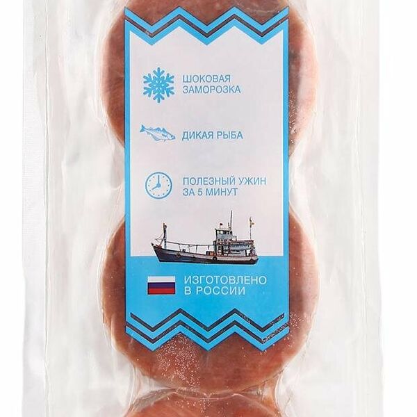 Медальоны Ашан Красная Птица из лосося