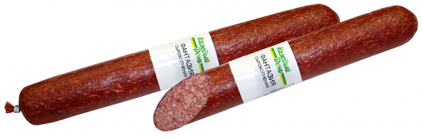 Колбаса сырокопченая Каждый день Фантазия (0,8-1 кг), 1 упаковка ~1 кг