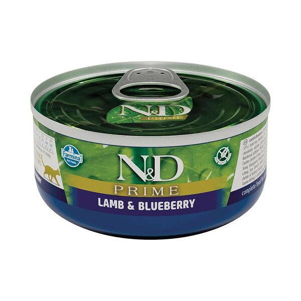 PRIME влажный корм Farmina для кошек с ягненоком и черникой