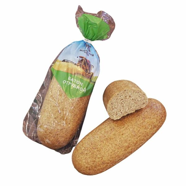 Батон Жуковский Хлеб отрубной 300г