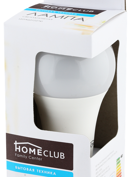 Лампа светодиодная HOMECLUB LED A60 E27 10Вт 2700К