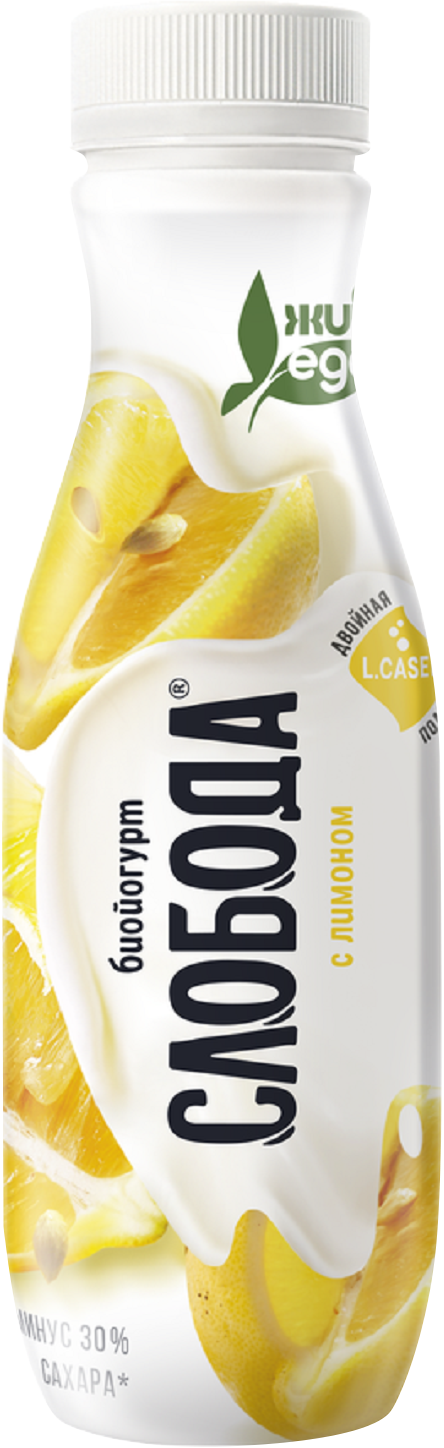 

Биойогурт Слобода с лимоном 2%
