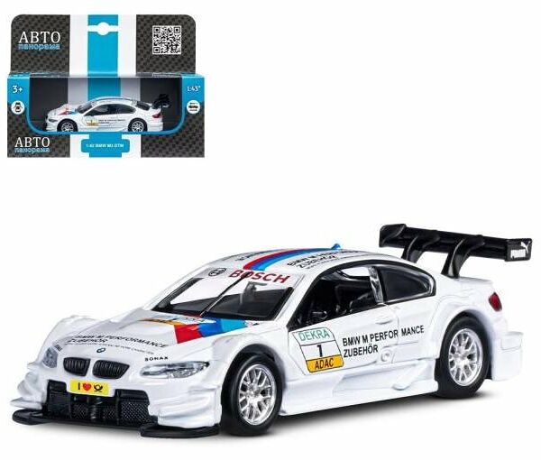 Машинка инерционная Автопанорама BMW M3 DTM, 1:42