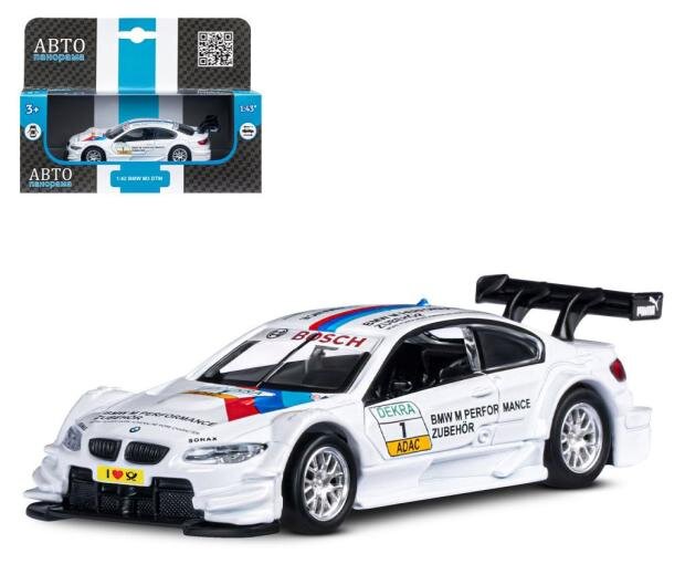 

Машинка инерционная Автопанорама BMW M3 DTM, 1:42
