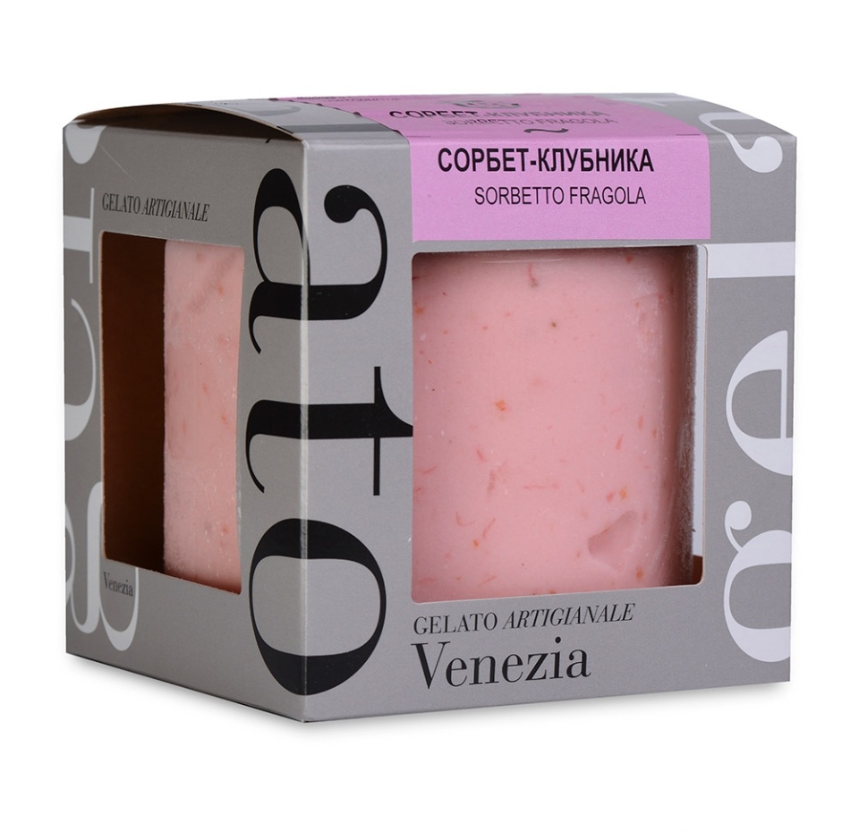 

Сорбет Gelato Di Natura клубника БЗМЖ 380 г