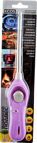 

Зажигалка газовая ECOS GLF-002 гибкая Арт. 157794/157796/157798/157800