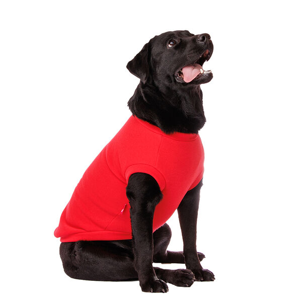 Толстовка для собак 3XL красный (унисекс)