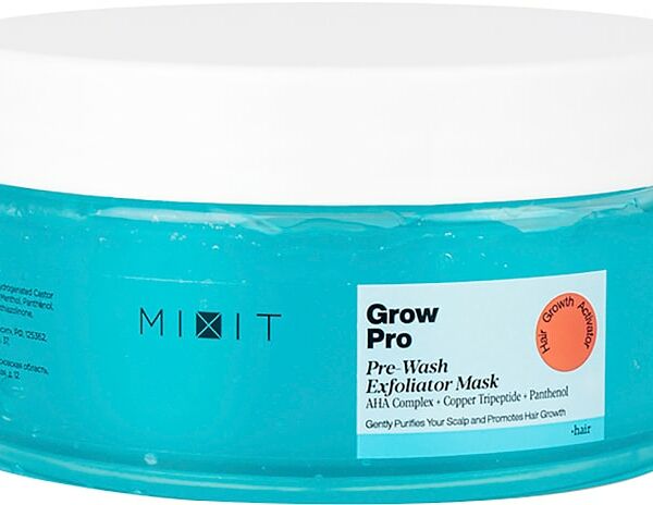 Маска для кожи головы MiXiT Grow Pro Pre-Wash Exfoliator Mask с AHA-кислотами 200мл