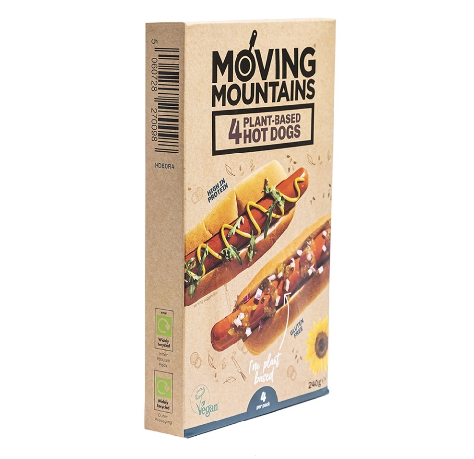 

Хот-дог Moving Mountains белковый растительного происхождения 240 г