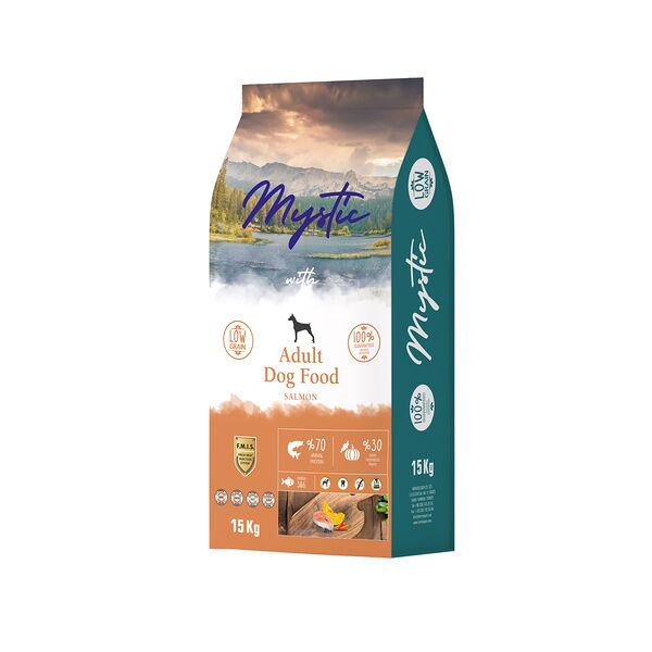 MYSTIC для собак сухой 15кг Лосось с рисом