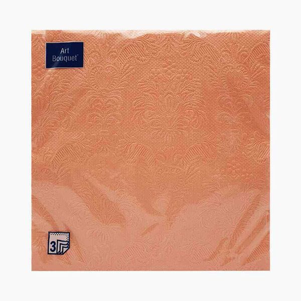 Салфетки декоративные Персиковый 3 слоя, 16 шт.