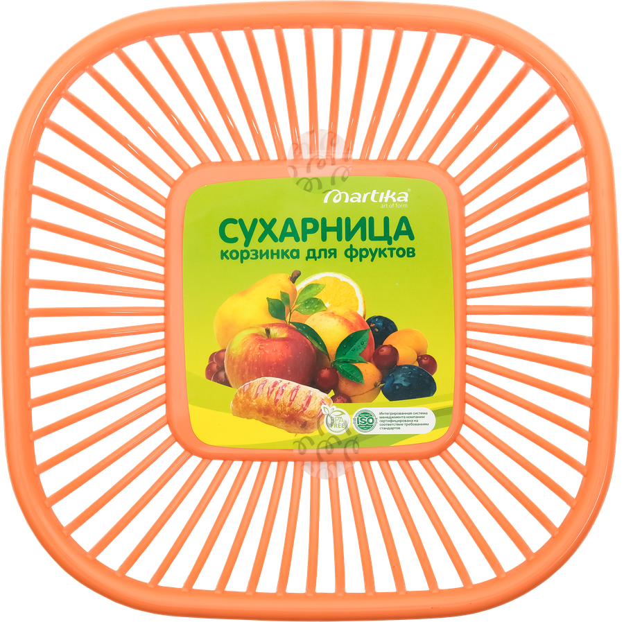 

Сухарница-корзинка для фруктов MARTIKA 28х28см Арт. С59