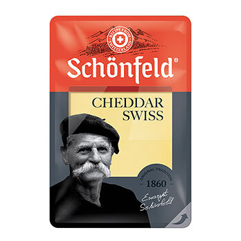 Сыр полутвердый Schonfeld Swiss Cheddar 53%