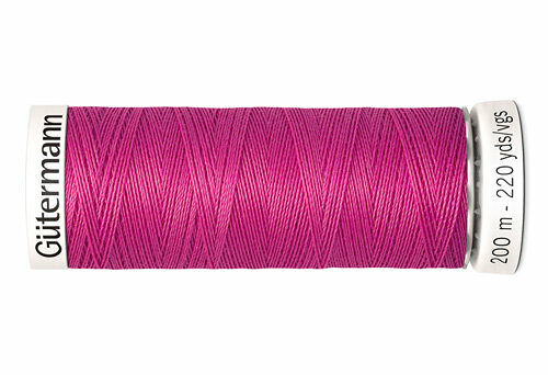 748277 Нить Sew-all для всех материалов, 200м, 100% п/э Gutermann(733 розовая фуксия)