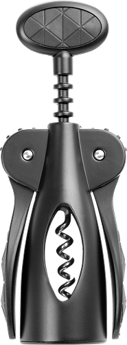 Штопор HOMECLUB Onyx, хромированный сплав цинка, резина