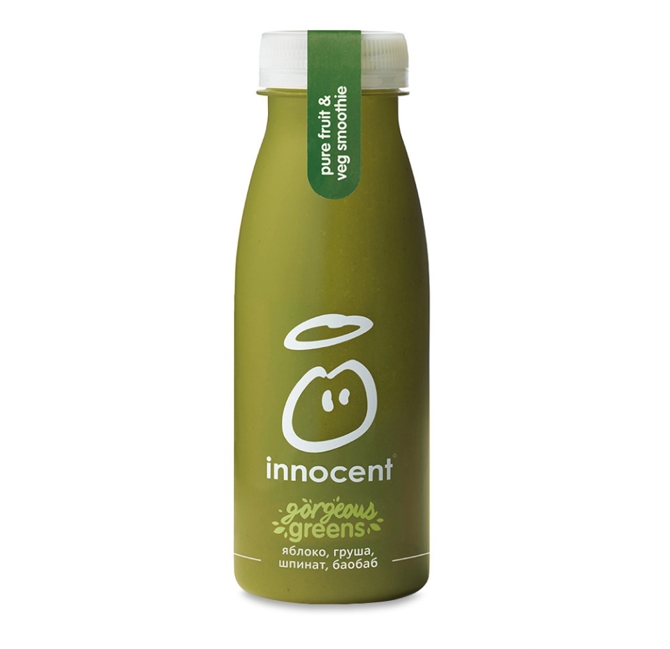 

Смузи Innocent яблоко-груша-шпинат-баобаб, пластиковая бутылка 250 мл