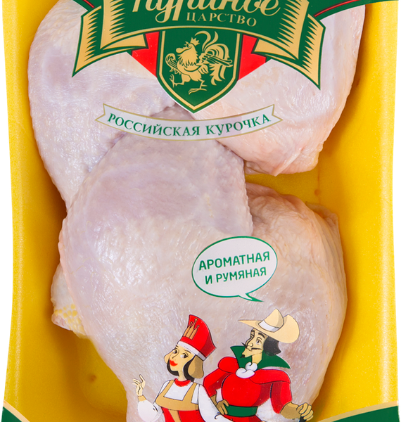 Окорочок куриный КУРИНОЕ ЦАРСТВО особый охл. подложка вес до 1.4 кг
