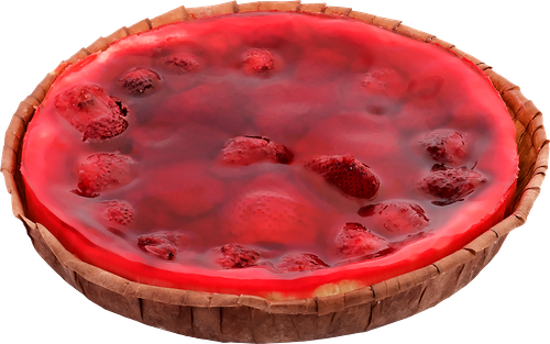 Пирог ЛЕНТА FRESH Флан клубничный, 650г