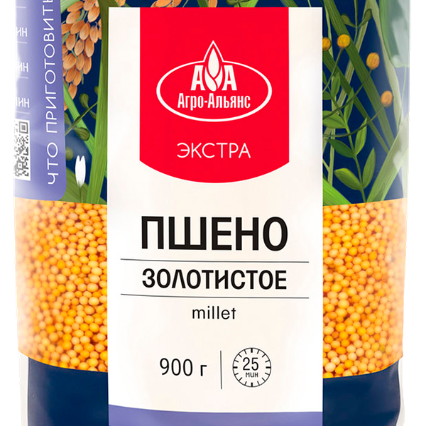 Пшено золотистое Агро-Альянс Экстра 900 г