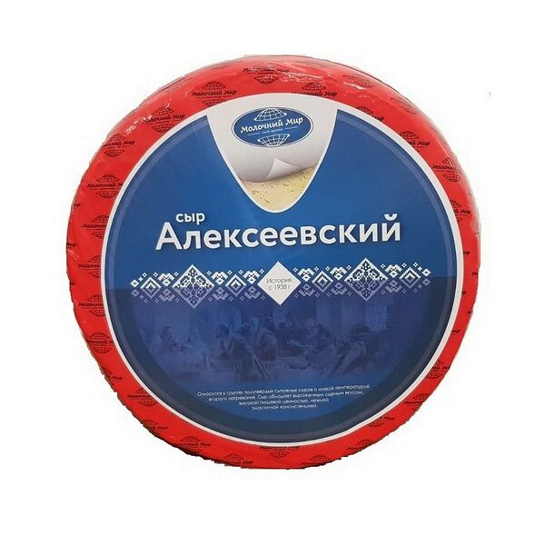 Сыр п/тв Алексеевский 46% вес Мол Мир