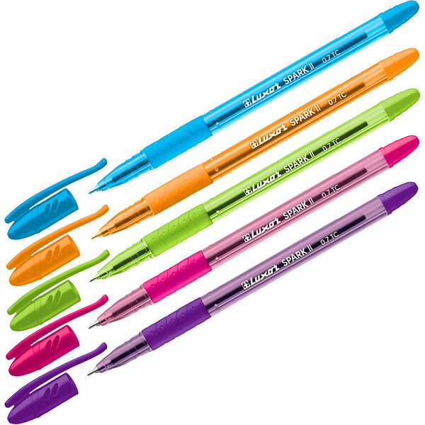 Ручка Luxor Spark II цвет: синий, 0,7 мм 1 шт в ассортименте