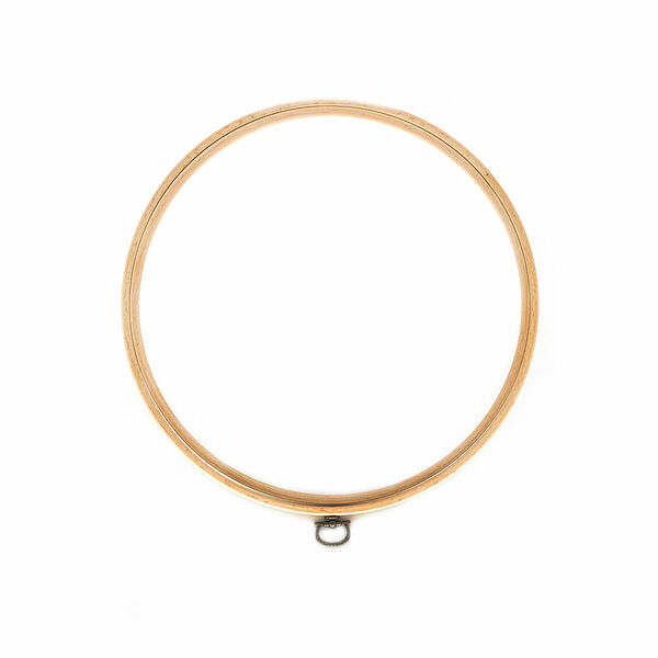 220-6 Пяльцы-рамка круглые деревянные 25cм, Nurge Hobby