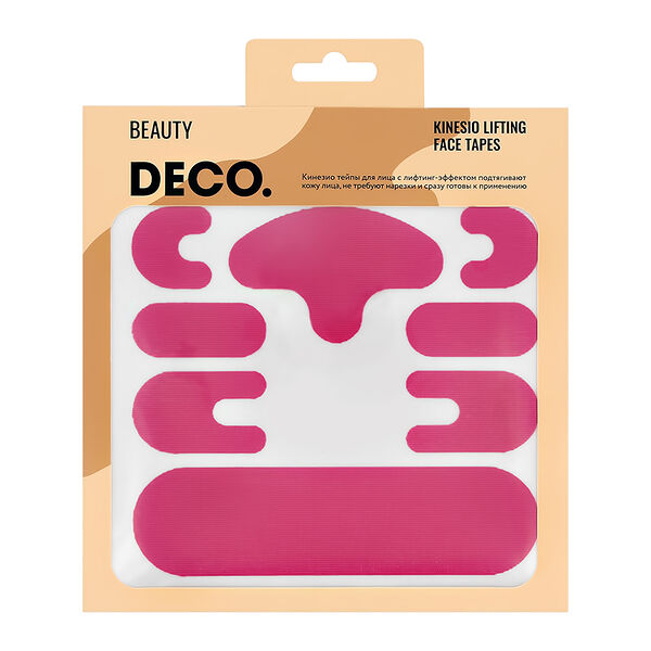 Набор кинезио тейпов для лица DECO лифтинг-эффект