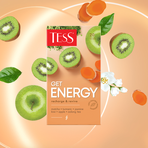 

Напиток чайный Tess Energy в пакетиках 20 шт. x 1.5 г