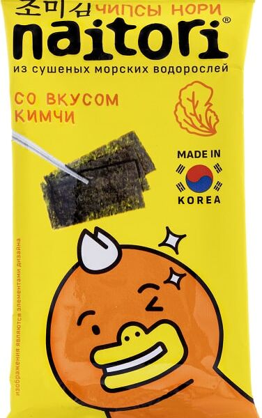 Чипсы Naitori Нори с кимчи 3г