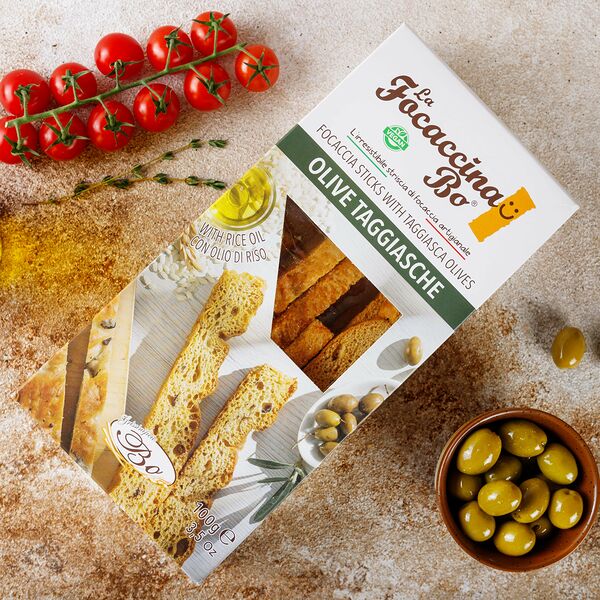 Фокачча с оливками Таджаска ручной работы Grissinificio Bo