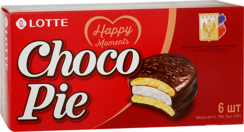 

Печенье Choco Pie бисквитное глазированное 168 г