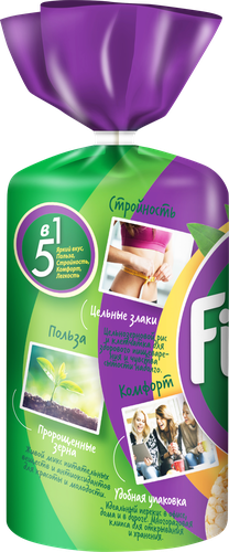 

Хлебцы рисовые Fitstart Манго-маракуйя 100 г