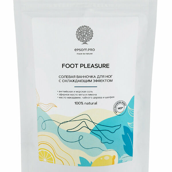 EPSOM.PRO Солевая ванночка для ног Foot Pleasure, 400 г