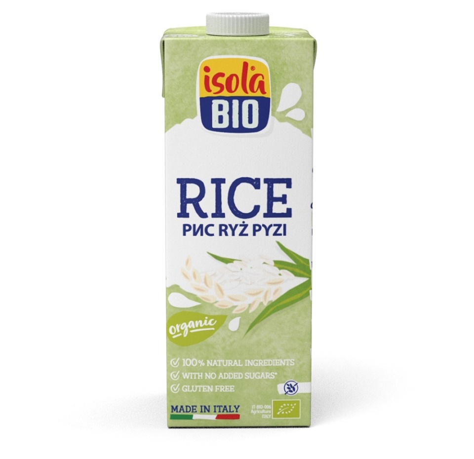 

Рисовый напиток Isola Bio Rice без глютена 20%