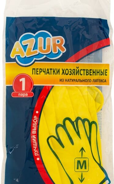 Перчатки резиновые Azur размер М