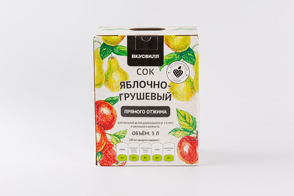 Сок яблочно-грушевый