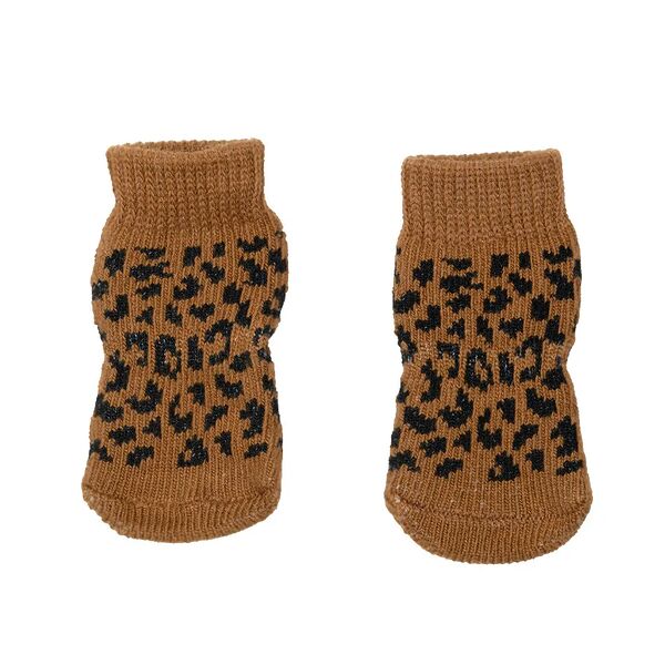 Носки для собак L бежевый (унисекс)