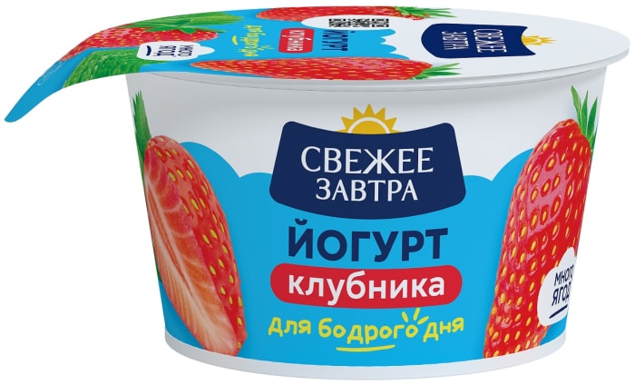 

Йогурт Свежее Завтра Клубника 2.9% 120 г